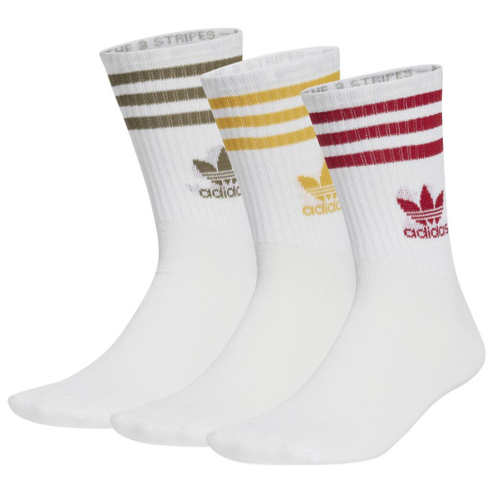 Adidas Κάλτσες Mid-Cut Crew Socks 3 pairs